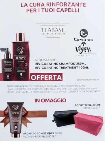 Tecna Teabase Rinforzante Anticaduta + omaggio conditioner e beauty case