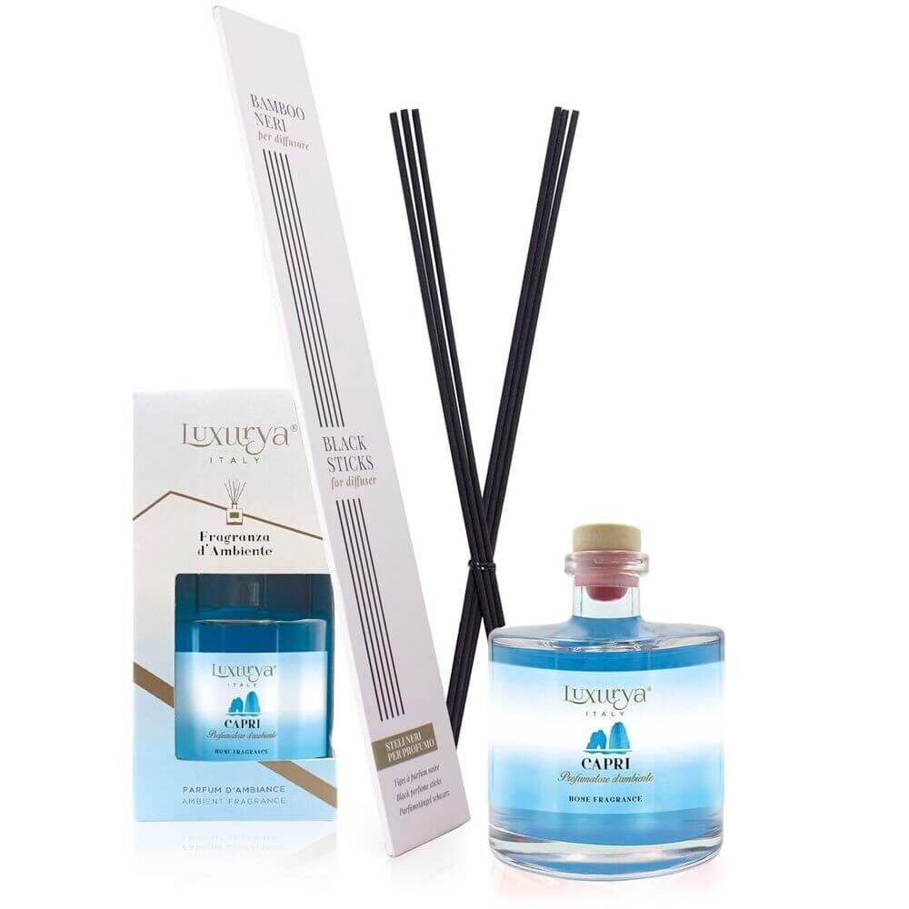 Profumo per ambiente con Bastoncini CAPRI 500ML Luxurya Parfum