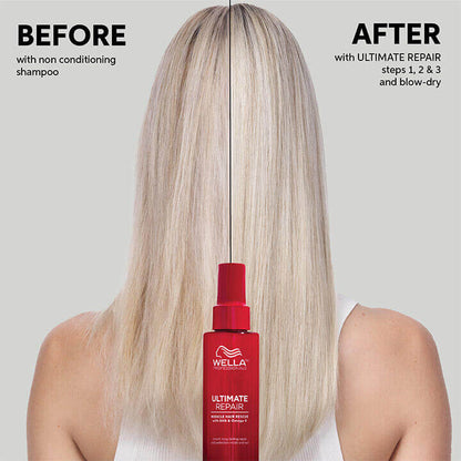 WELLA ULTIMATE REPAIR MIRACLE HAIR RESCUE Un eccezionale trattamento senza risciacquo per capelli sfibrati