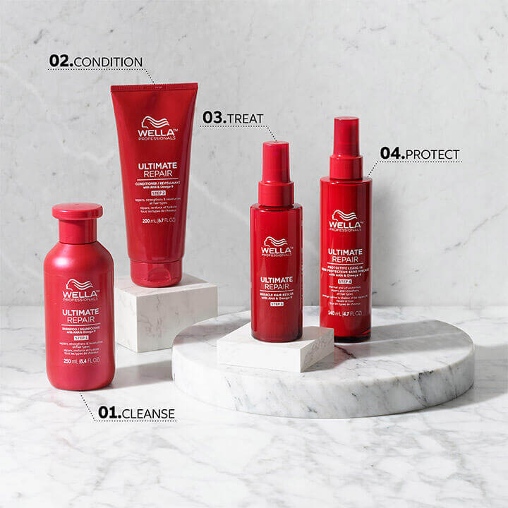 WELLA ULTIMATE REPAIR MIRACLE HAIR RESCUE Un eccezionale trattamento senza risciacquo per capelli sfibrati