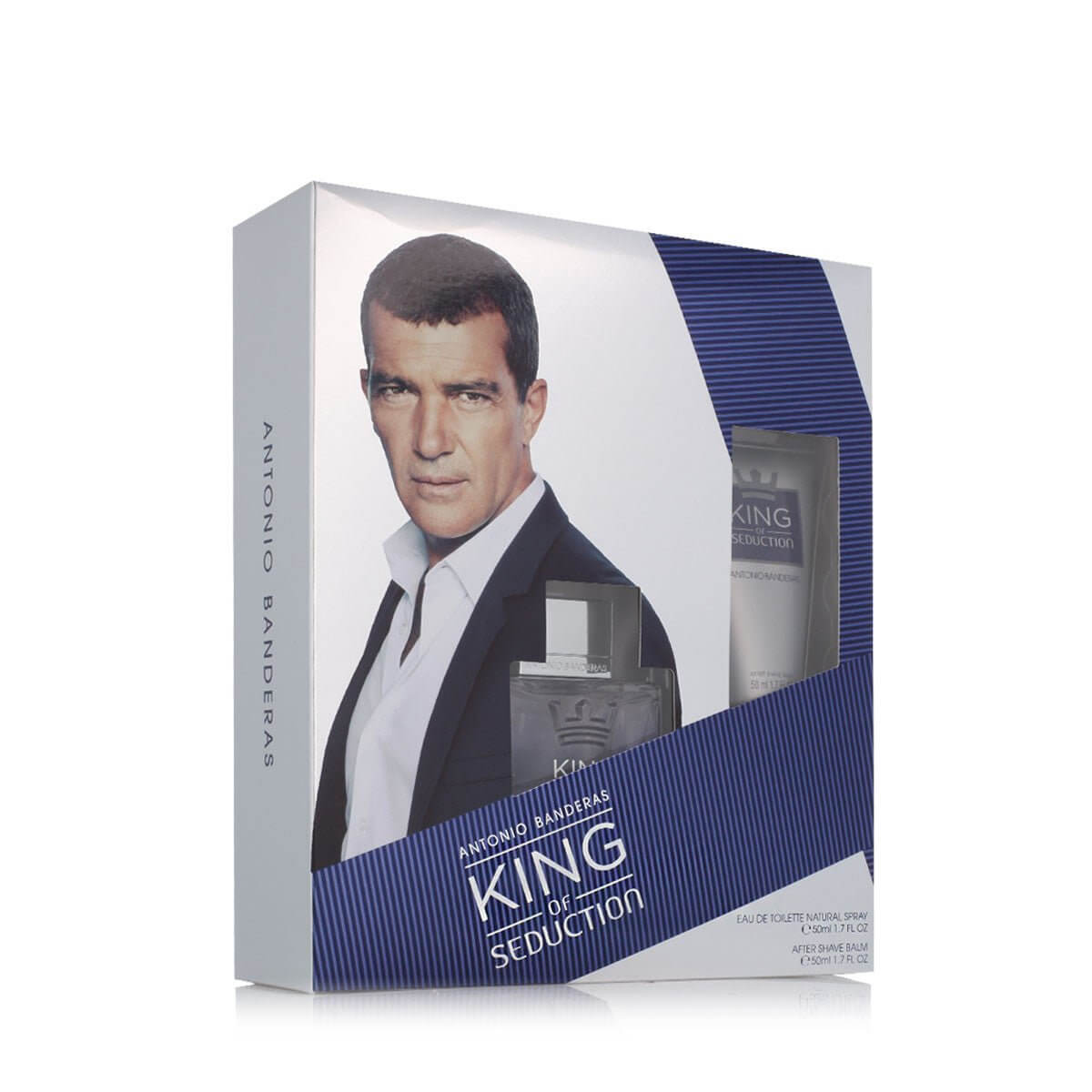 Antonio Banderas King Of Seduction Set Regalo 50ml EDT + 50ml Aftershave Balm - Luxuryhaircenter