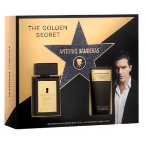 Antonio Banderas The Golden Secret Confezione Regalo 50ml EDT + 100ml Balsamo Dopobarba - Luxuryhaircenter