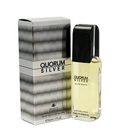 Antonio Puig Quorum Silver Eau de Toilette 50ml Spray - Luxuryhaircenter