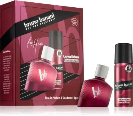 Bruno Banani Loyal Man Gift Set 30ml EDT + 50ml Deodorant Spray - Luxuryhaircenter