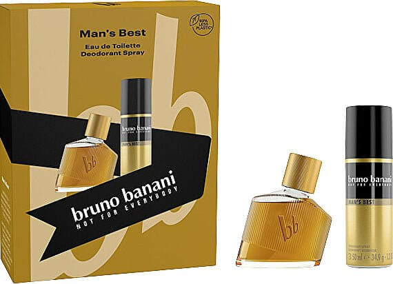 Bruno Banani Man's Best Gift Set 30ml EDT + 50ml Deodorant Spray - Luxuryhaircenter