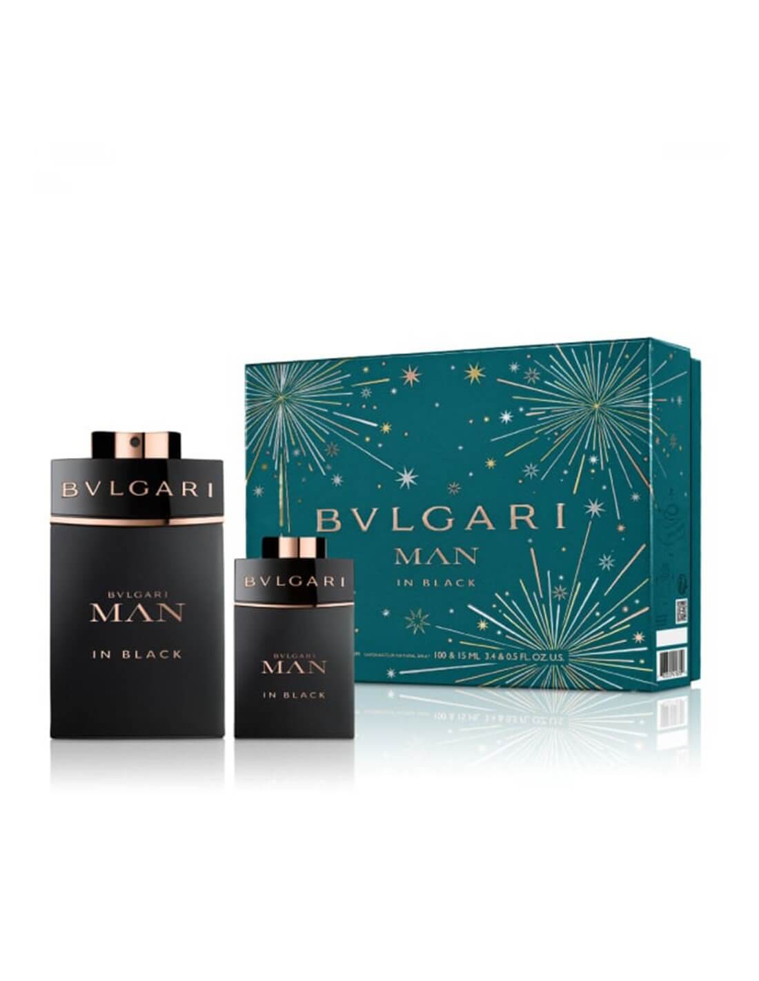 Bvlgari Man In Black Gift Set 100ml EDP + 15ml EDP - Luxuryhaircenter