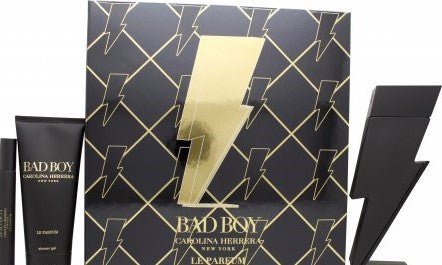 Carolina Herrera Bad Boy Cobalt Gift Set 100ml EDP + 100ml Shower Gel - Luxuryhaircenter