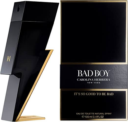 Carolina Herrera Bad Boy Eau de Toilette 100ml Spray - Luxuryhaircenter