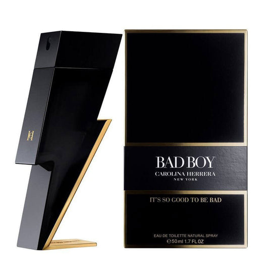 Carolina Herrera Bad Boy Eau de Toilette 50ml Spray - Luxuryhaircenter