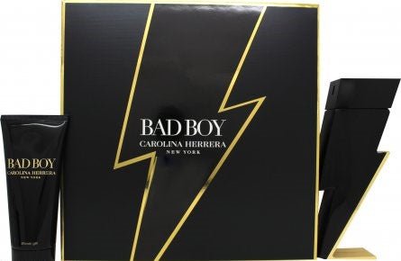 Carolina Herrera Bad Boy Set Regalo 100ml EDT + 100ml Gel Doccia - Luxuryhaircenter