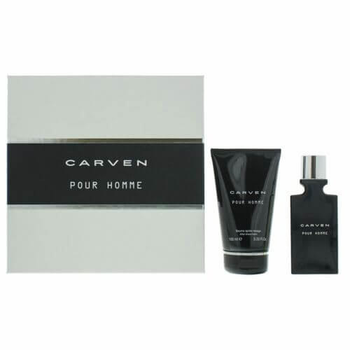 Carven Pour Homme Set Regalo 50ml EDT + 100ml Aftershave Balm - Luxuryhaircenter