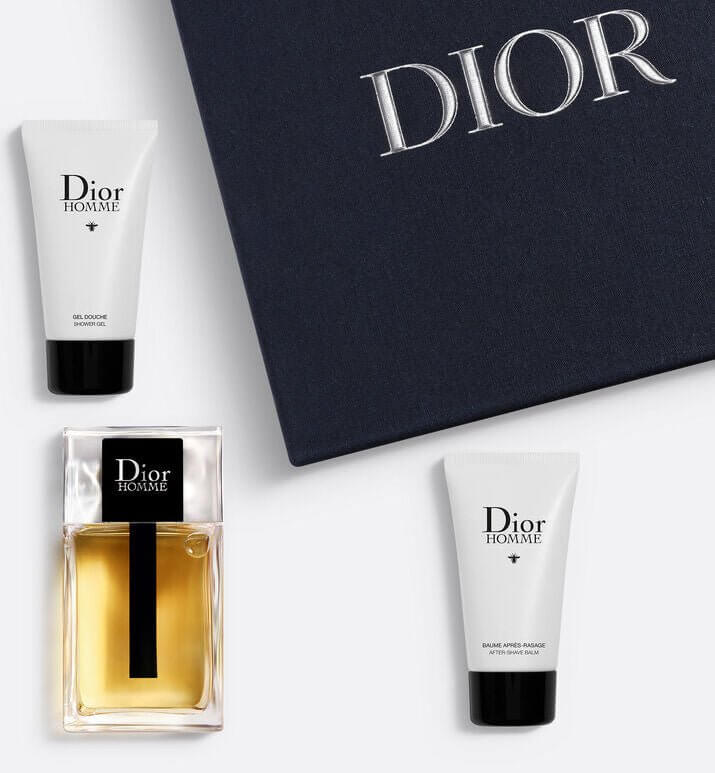 Christian Dior Homme Gift Set 100ml EDT + 50ml Shower Gel + 50ml Aftershave Balm - Luxuryhaircenter