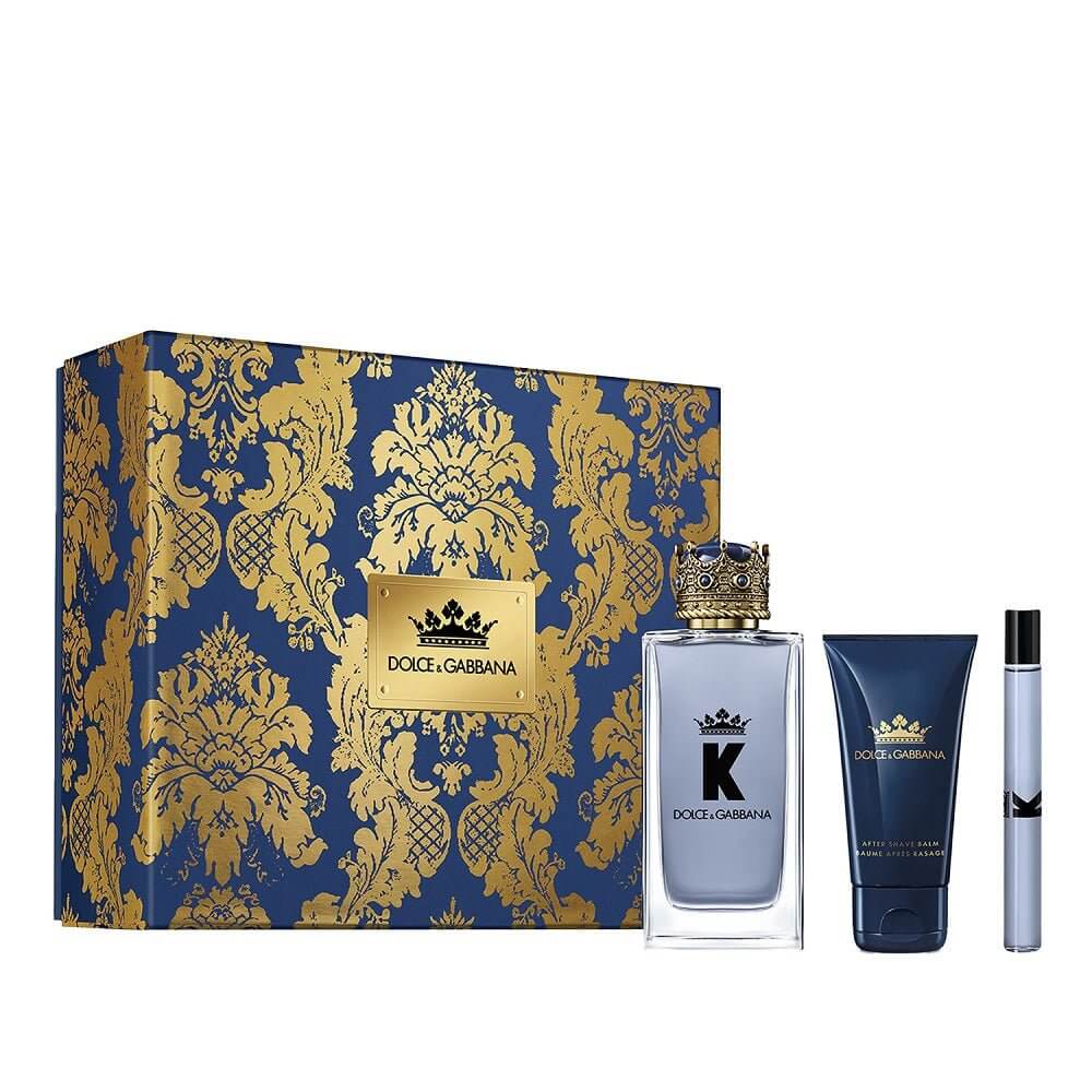 Dolce & Gabbana K Set Regalo 100ml EDT + 10ml EDT + 50ml Aftershave Balm - Luxuryhaircenter