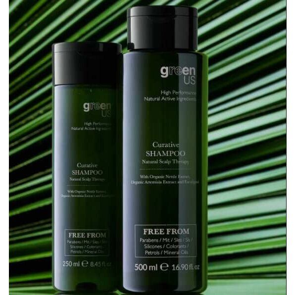 genUS GreenUs - Curative Shampoo - Per la cura della cute 500ml-250ml - Luxuryhaircenter