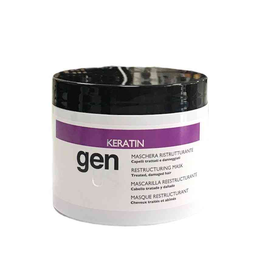 GENUS MASCHERA RISTRUTTURANTE CON CHERATINA 500ML - Luxuryhaircenter