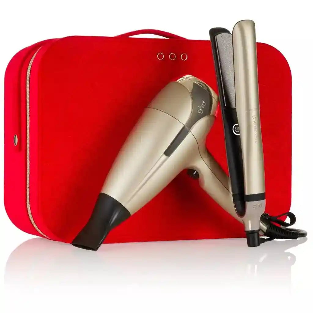 ghd Deluxe Set Platinum & Helios, piastra e phon professionali - Luxuryhaircenter