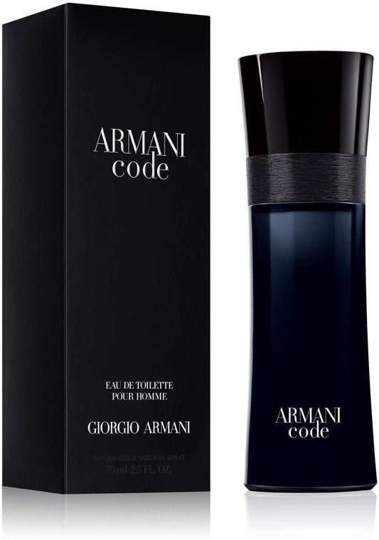 Giorgio Armani Code Eau De Toilette 75ml Spray - Luxuryhaircenter