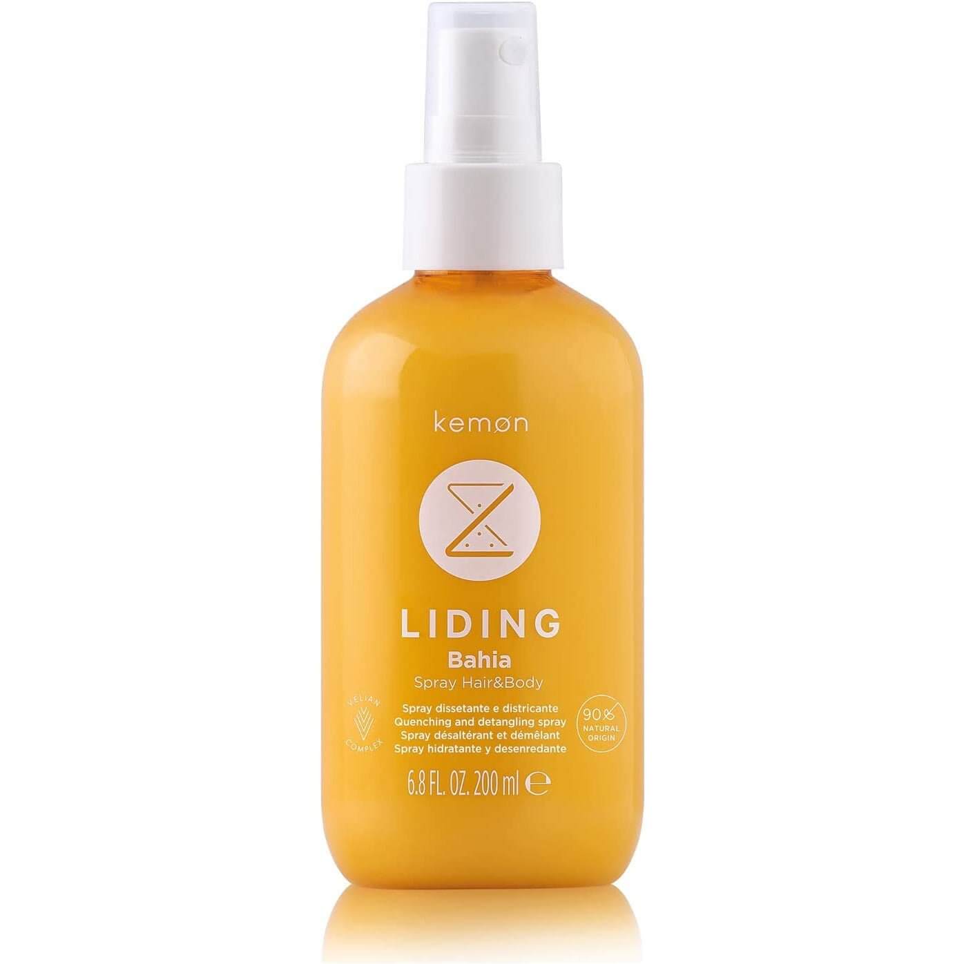 Kemon - Liding Bahia, Spray Idratante e Districante Capelli e Corpo dopo sole con Semi di Girasole, 200 ml - Luxuryhaircenter