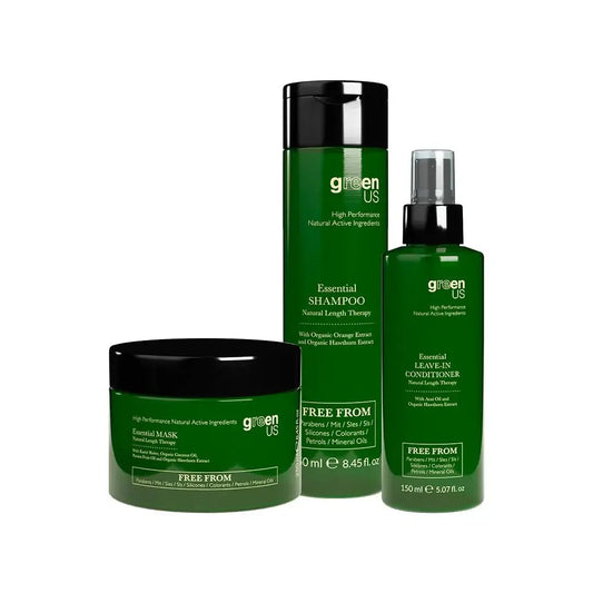 Kit Essential GreenUS 3 Pzs (Shampoo, Maschera, Conditioner) - Luxuryhaircenter