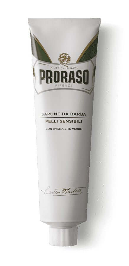 Sapone da Barba in tubo Linea Bianca Pelli sensibili - Luxuryhaircenter