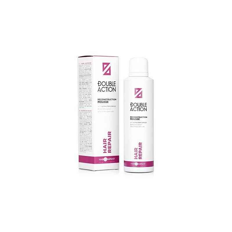 SCHIUMA RIPARATRICE PER CAPELLI DANNEGGIATI, Double Action Mousse Ricostruzione 200 mL - Luxuryhaircenter